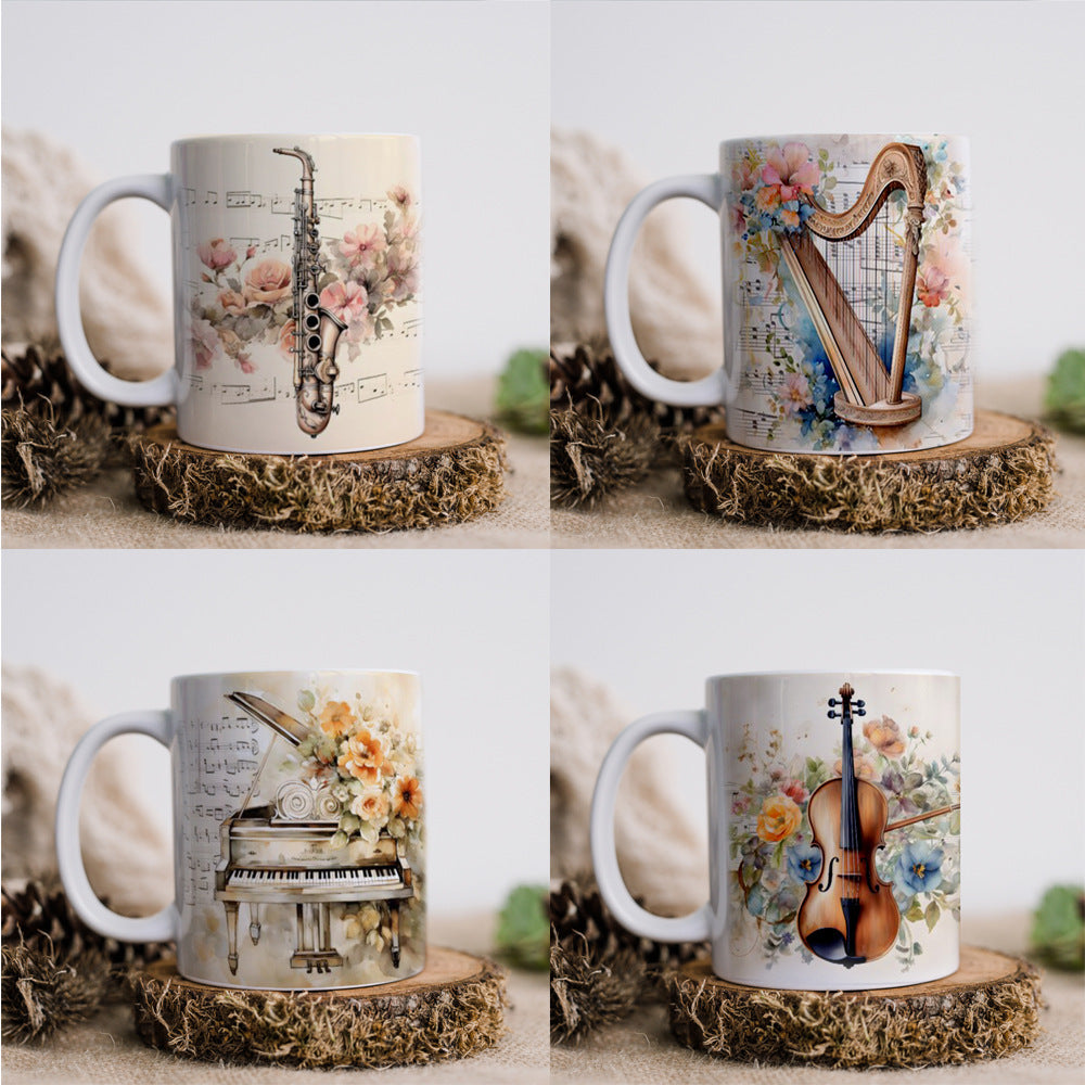Music Theme Ceramic Mug