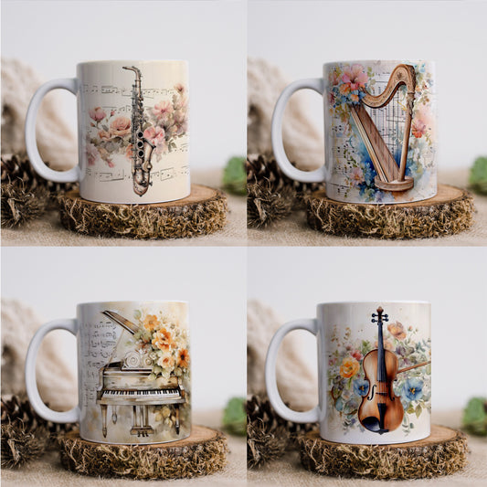 Music Theme Ceramic Mug