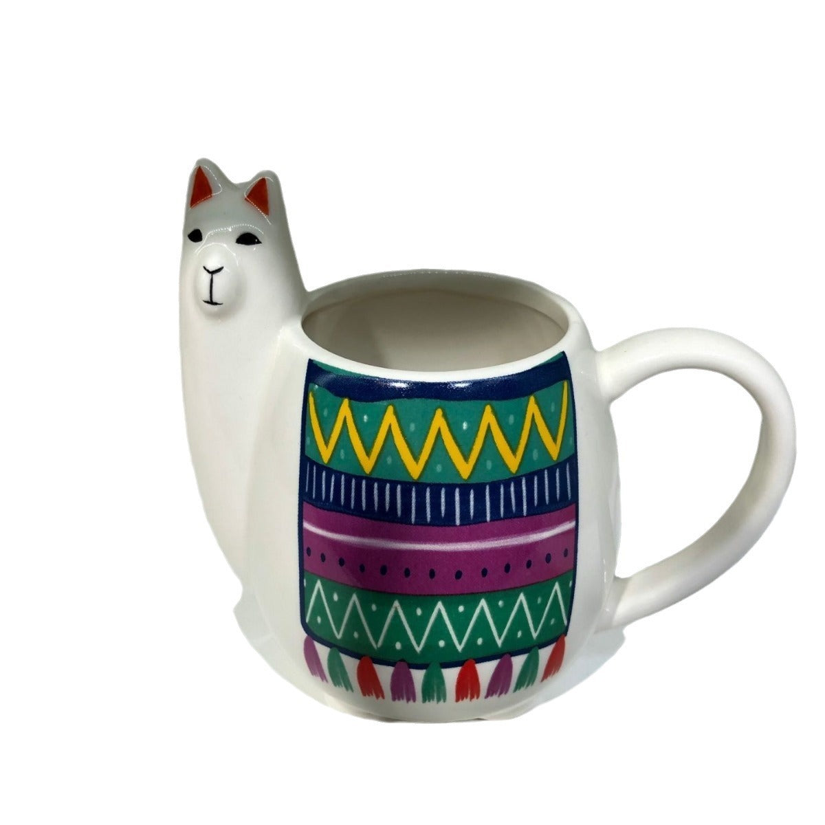 Alpaca Cup Ceramic Mug With Handle