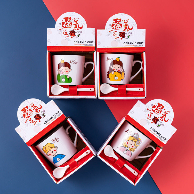 Ceramic Cartoon Practical Cat  Mug