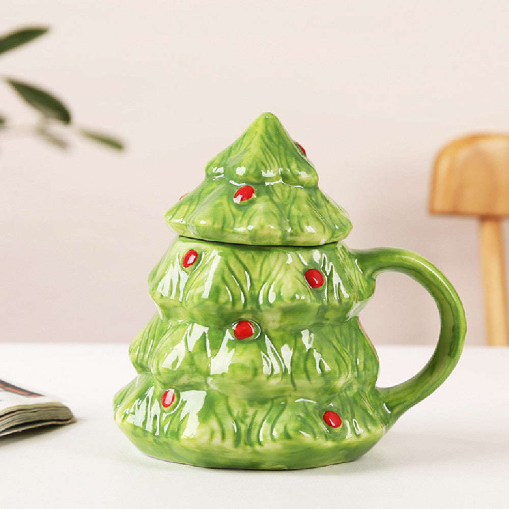 Xmas Tree Ceramic Mug Festival