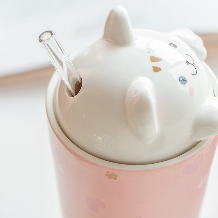 Cute Cat High-Value Ceramic  Mug