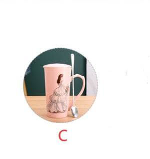 Large capacity mug ceramic cup