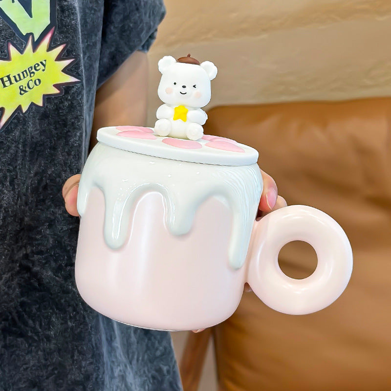 Bear-designed Ceramic Cup