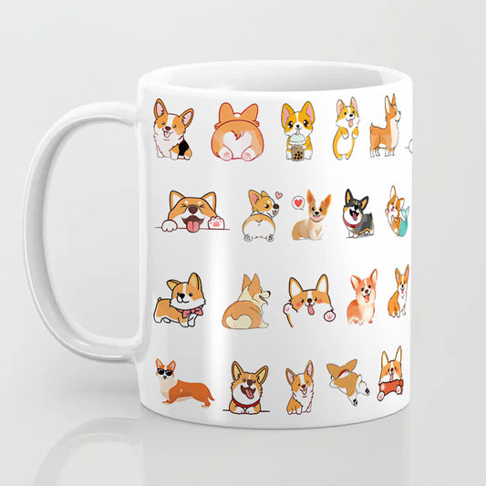 Corgi Ceramic Dog Mug