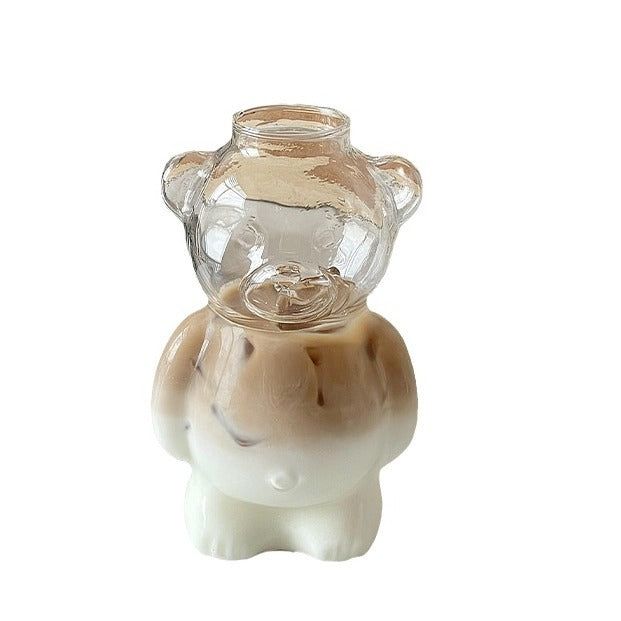 Bear Cup Borosilicate Transparent Coffee Cup