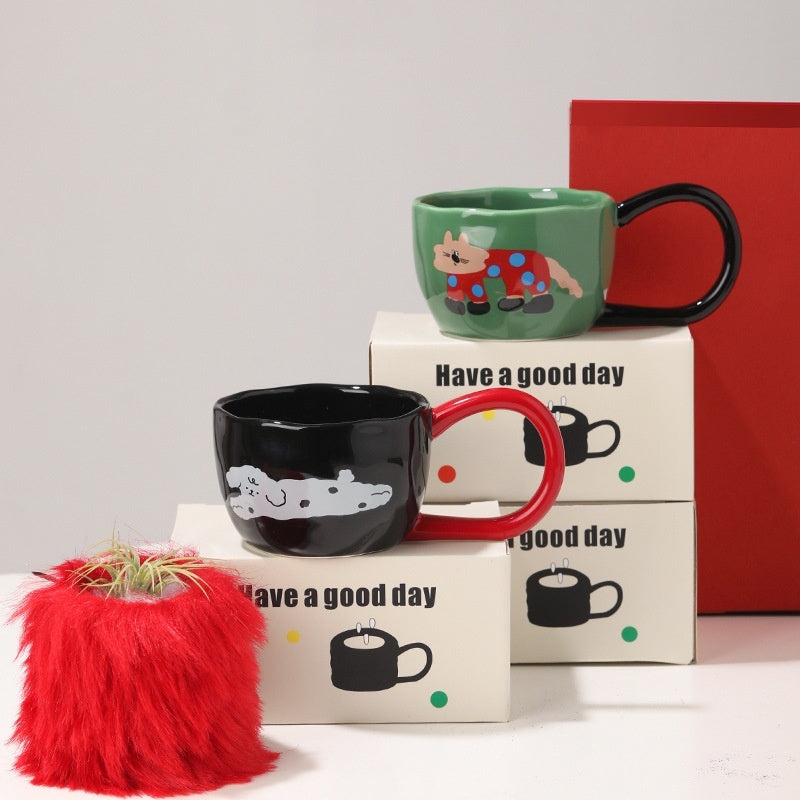 Cute Cartoon Coffee Mug Cup