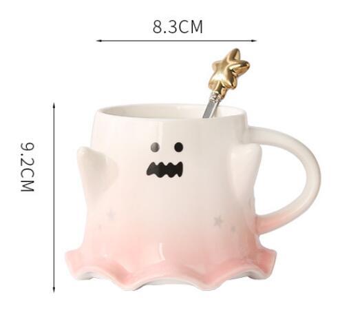 Halloween Cute Ghost Ceramic Cup