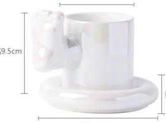 Thumbs Up Like Mug Coffee Cup Saucer