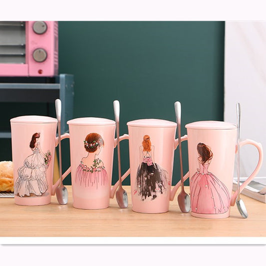 Large capacity mug ceramic cup