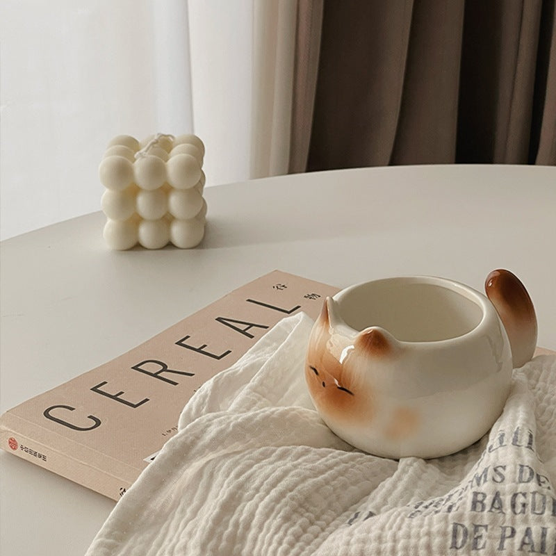 Cute Siamese Kitten Cat Cup