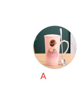 Large capacity mug ceramic cup