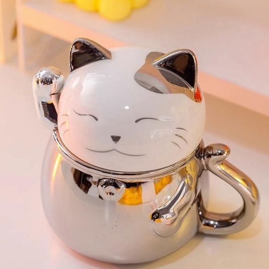 Fashion Lucky Cat Coffee Cup