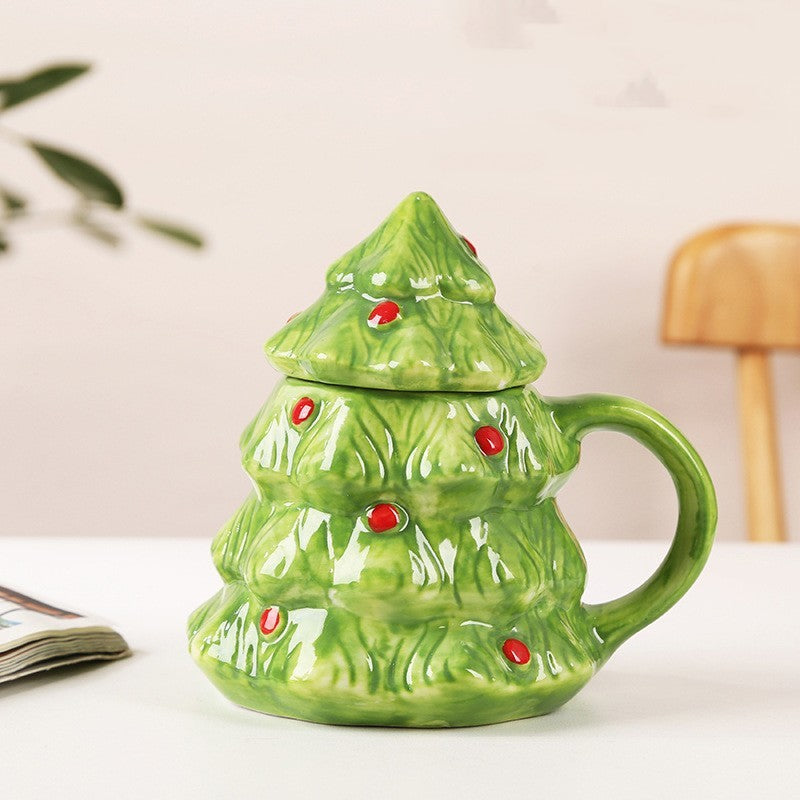 Xmas Tree Ceramic Mug Festival