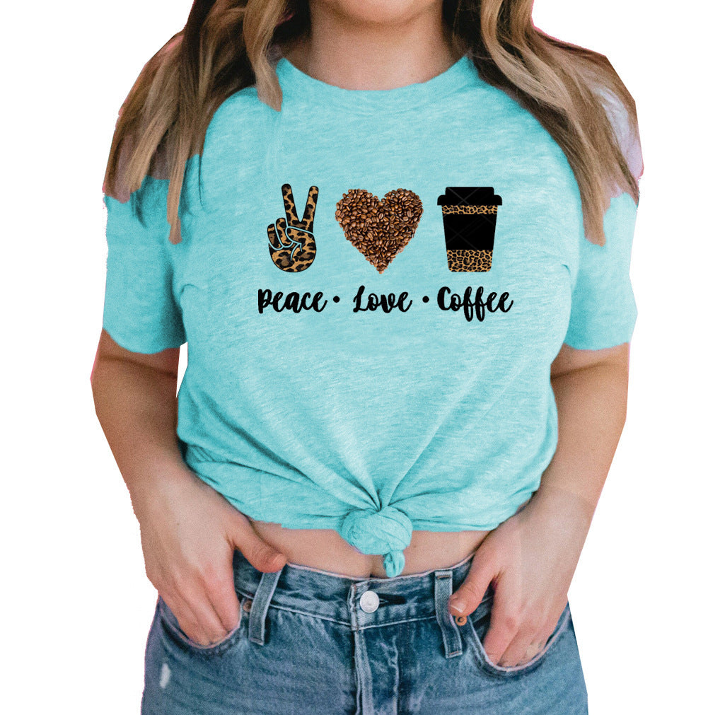 Peace Love Coffee T-shirt