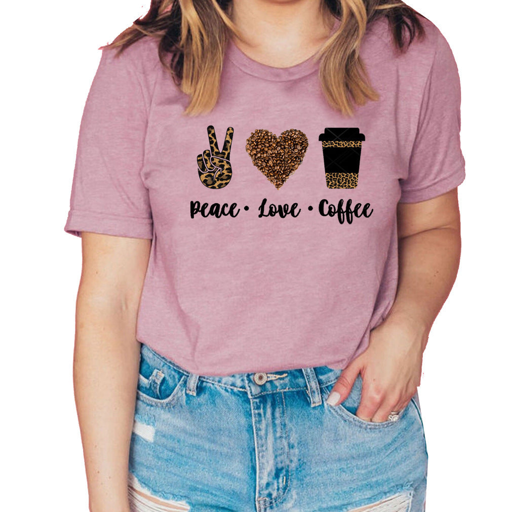 Peace Love Coffee T-shirt