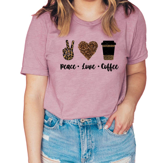 Peace Love Coffee T-shirt