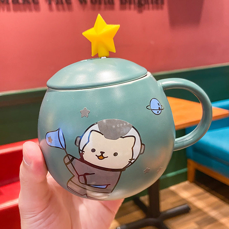 Space Astronaut Kitten Mug