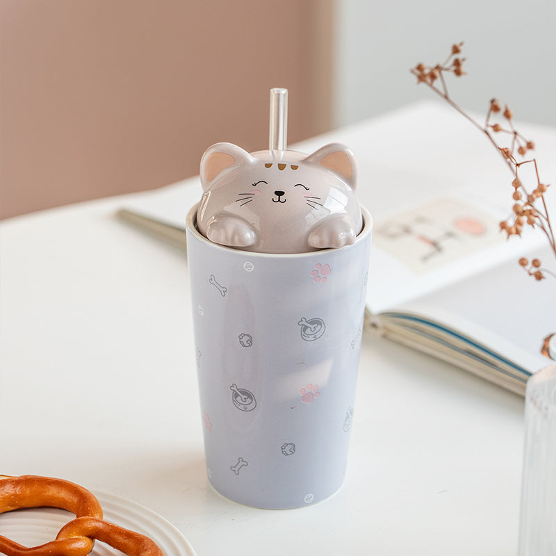 Cute Cat High-Value Ceramic  Mug