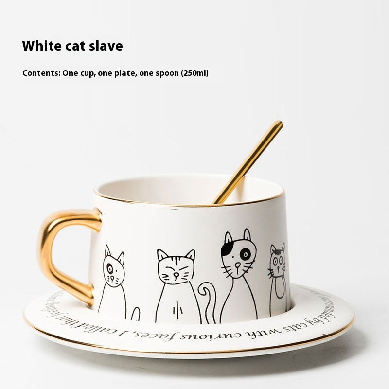 Style Fashion Coffee Cup Cats