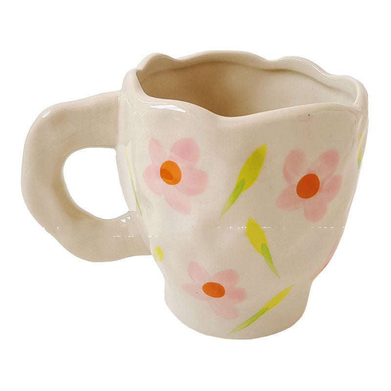 Hand Pinch Ceramic Cup Milk Coffee Personality