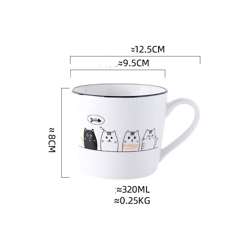 Ceramic Mug Cute Cat