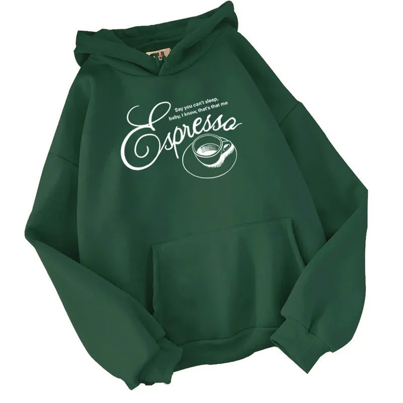 Printed Hooded Sweatshirt Unisex Long Sleeve
