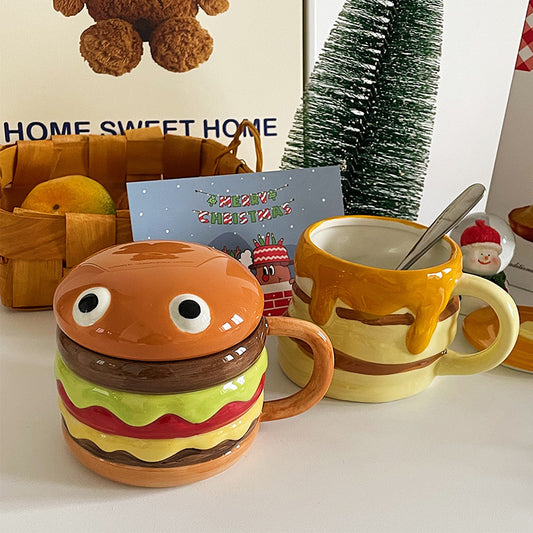 Hamburger Ceramic  Mug