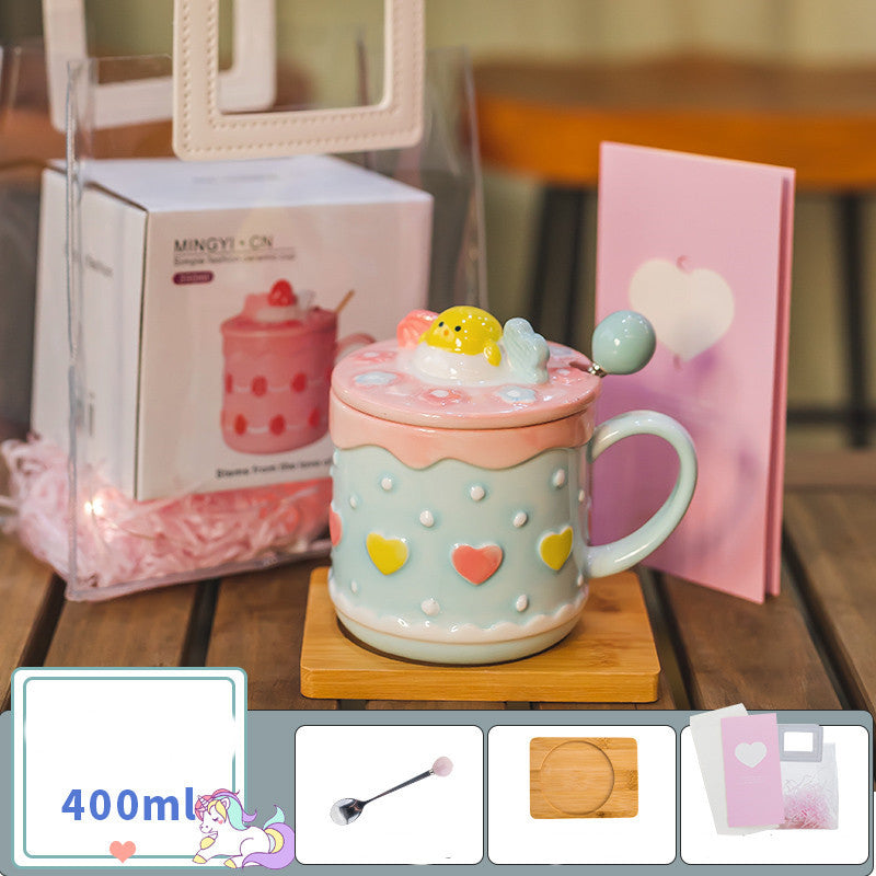 Strawberry Cake  Mug - Gift Box