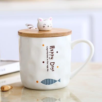 Japanese Cutemark ceramic Cartoon Cat Mugs