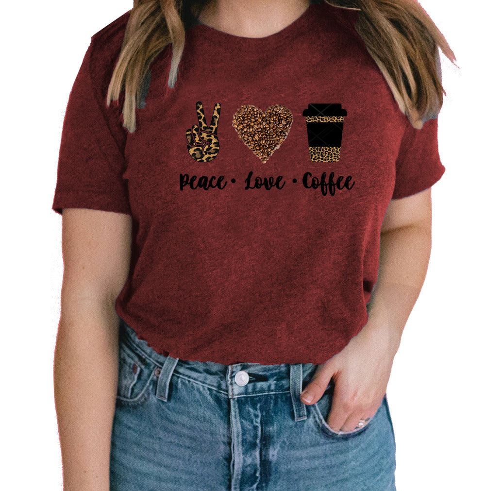 Peace Love Coffee T-shirt