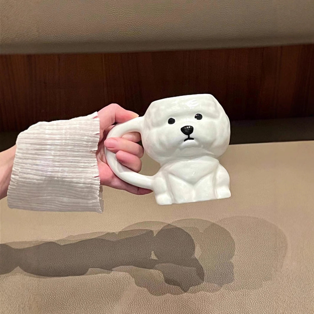 Puppy Ceramic Mug Household Drinking Water