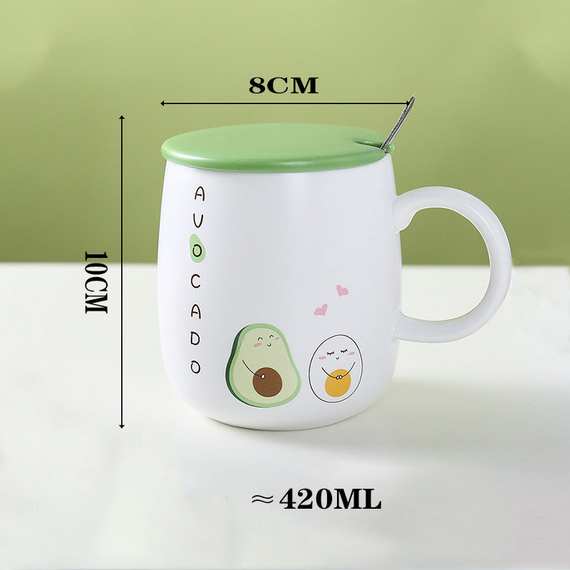 Ceramic Avocado Mug