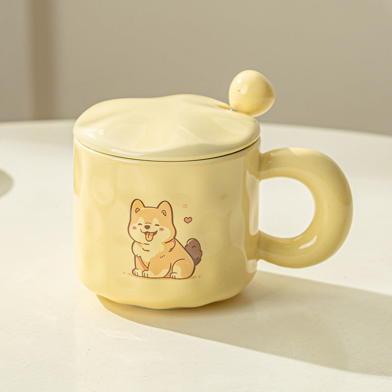 Ceramic Cute Puppy Cat Mug