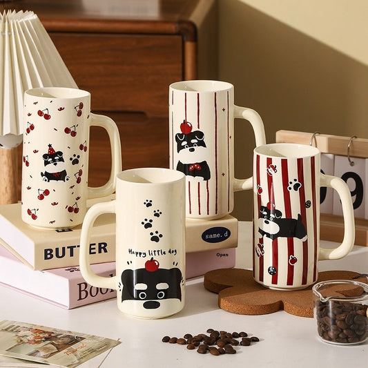 Ceramic Pet Dog Mug Household Drinking