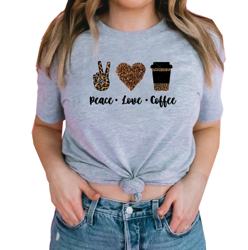 Peace Love Coffee T-shirt