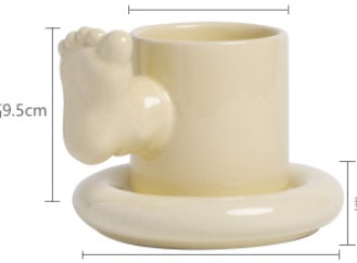 Thumbs Up Like Mug Coffee Cup Saucer