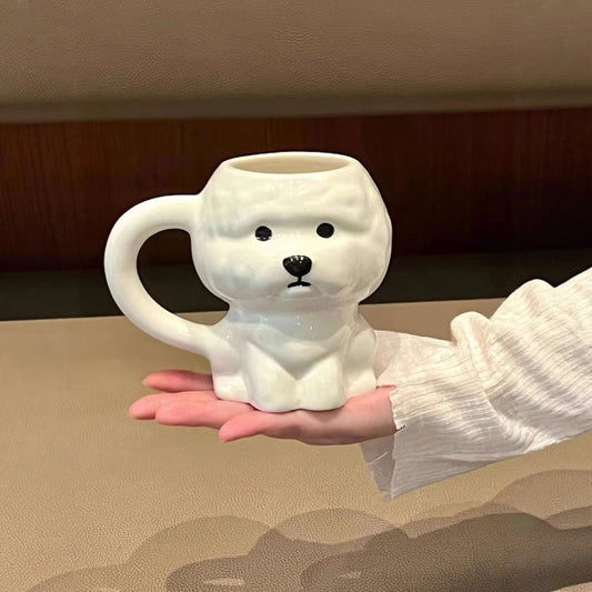 Puppy Ceramic Mug Household Drinking Water