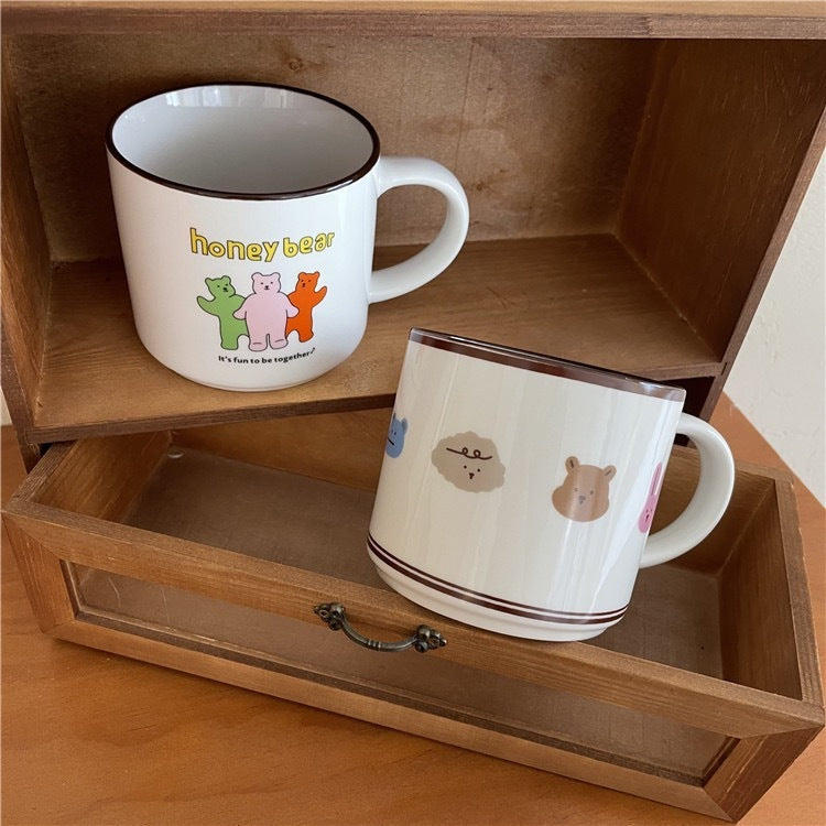Bear Mug Coffee Cup Large Capacity