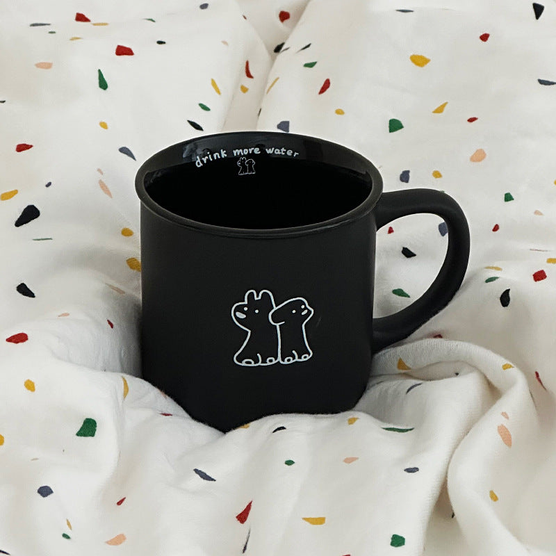 Frosted Small Cup Puppy Mug