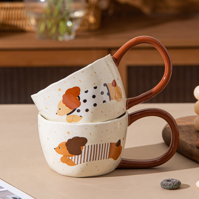 Puppy Mug Cartoon Big Ear Ceramic Cup