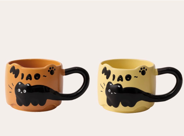 Suit Ceramic Cat Mug