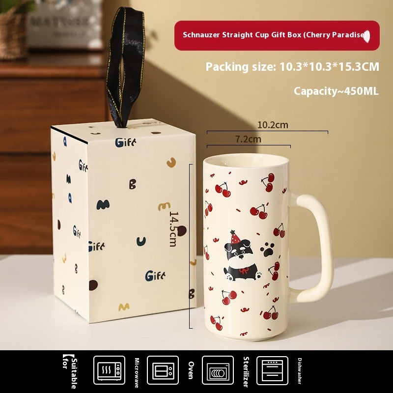 Ceramic Pet Dog Mug Household Drinking