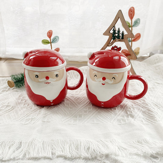 Christmas Ceramic Mug Gift Cute Cartoon