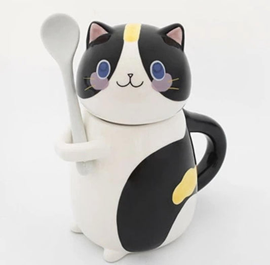 Cute Cat Ceramics Coffee Mug