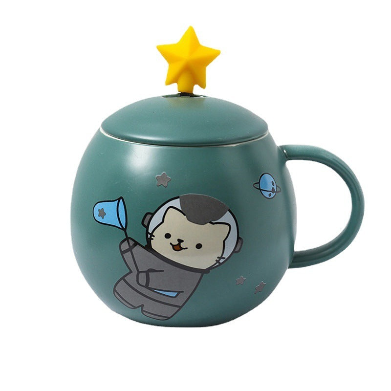 Space Astronaut Kitten Mug