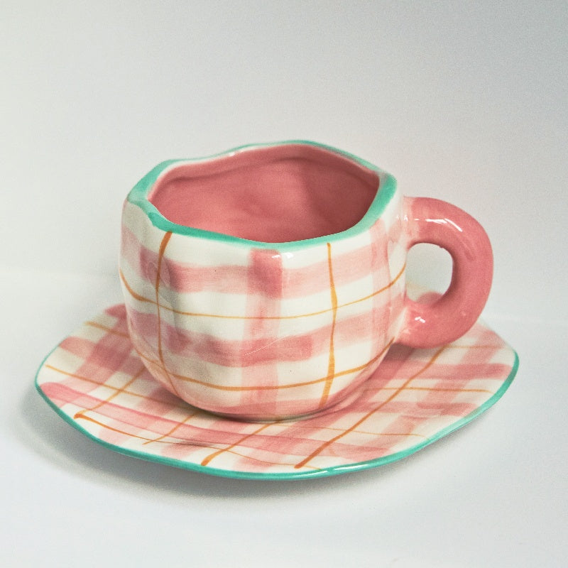 Hand Pinch Ceramic Cup Milk Coffee Personality