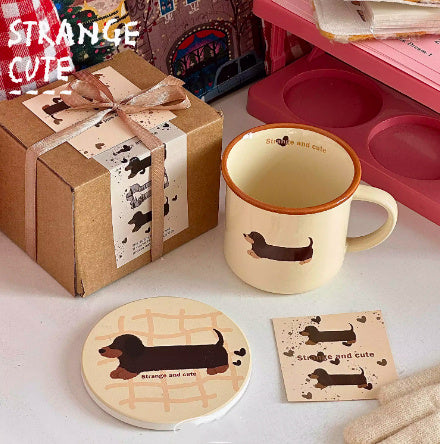 Cute Sausage Puppy Dog Mug