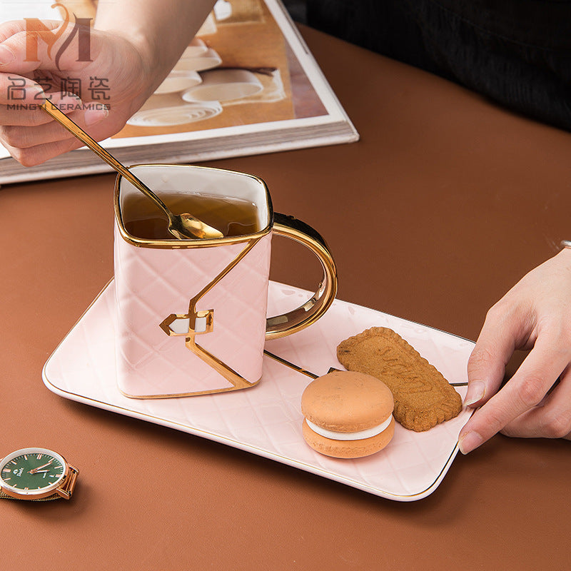 Creative Bag Modeling Dessert Coffee Cup Set