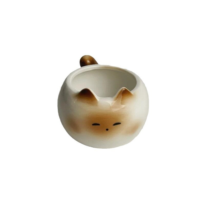 Cute Siamese Kitten Cat Cup